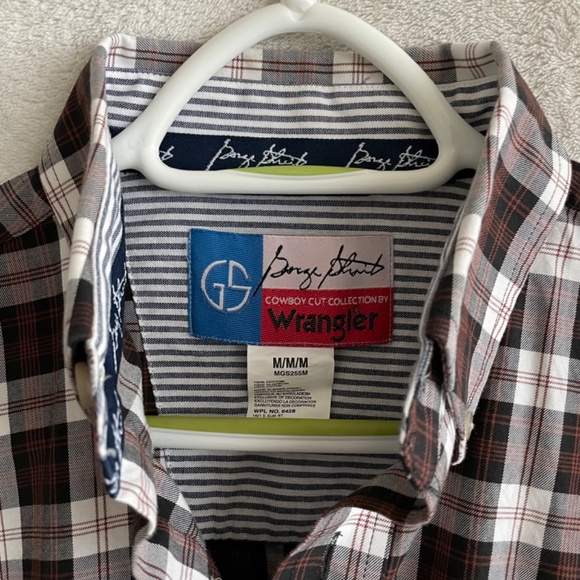 George Strait Cowboy Cut Collection by Wrangler / Men’s Long Sleeve Button-Down - Picture 3 of 7